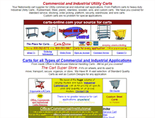 Tablet Screenshot of carts-online.com